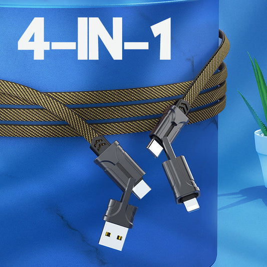 🔥Hot Sale🔥4-in-1-Nylon-Geflecht-Schnellladekabel